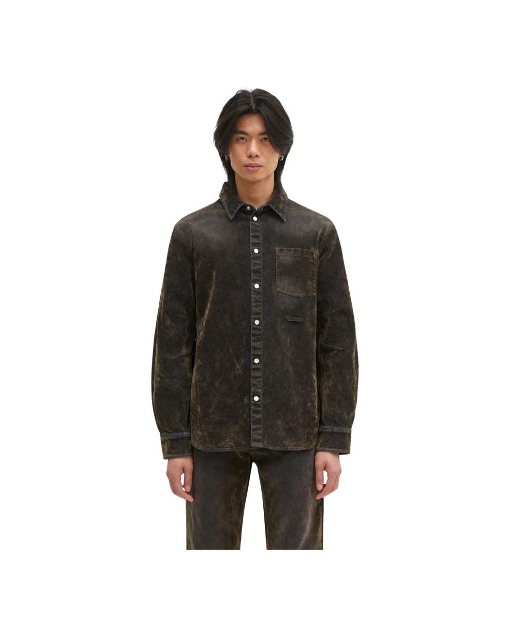Helmut Lang Casual Hemden in het Black voor heren
