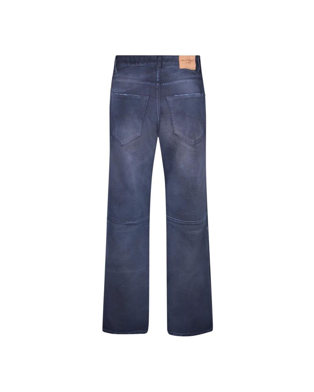 Balenciaga Blue Straight Fit Jeans for men