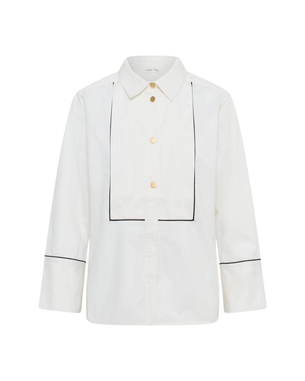 Part Two Overhemden ,Wit ,Blouses & Shirts in het White