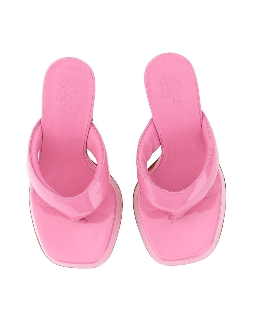 Gia Borghini Pink Heeled Mules