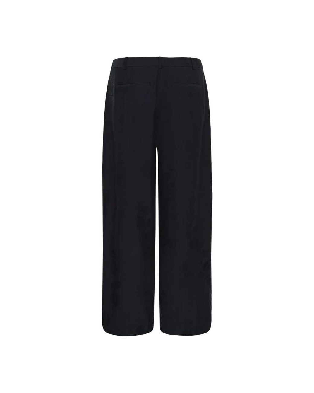 Wide Trousers Part Two de color Black