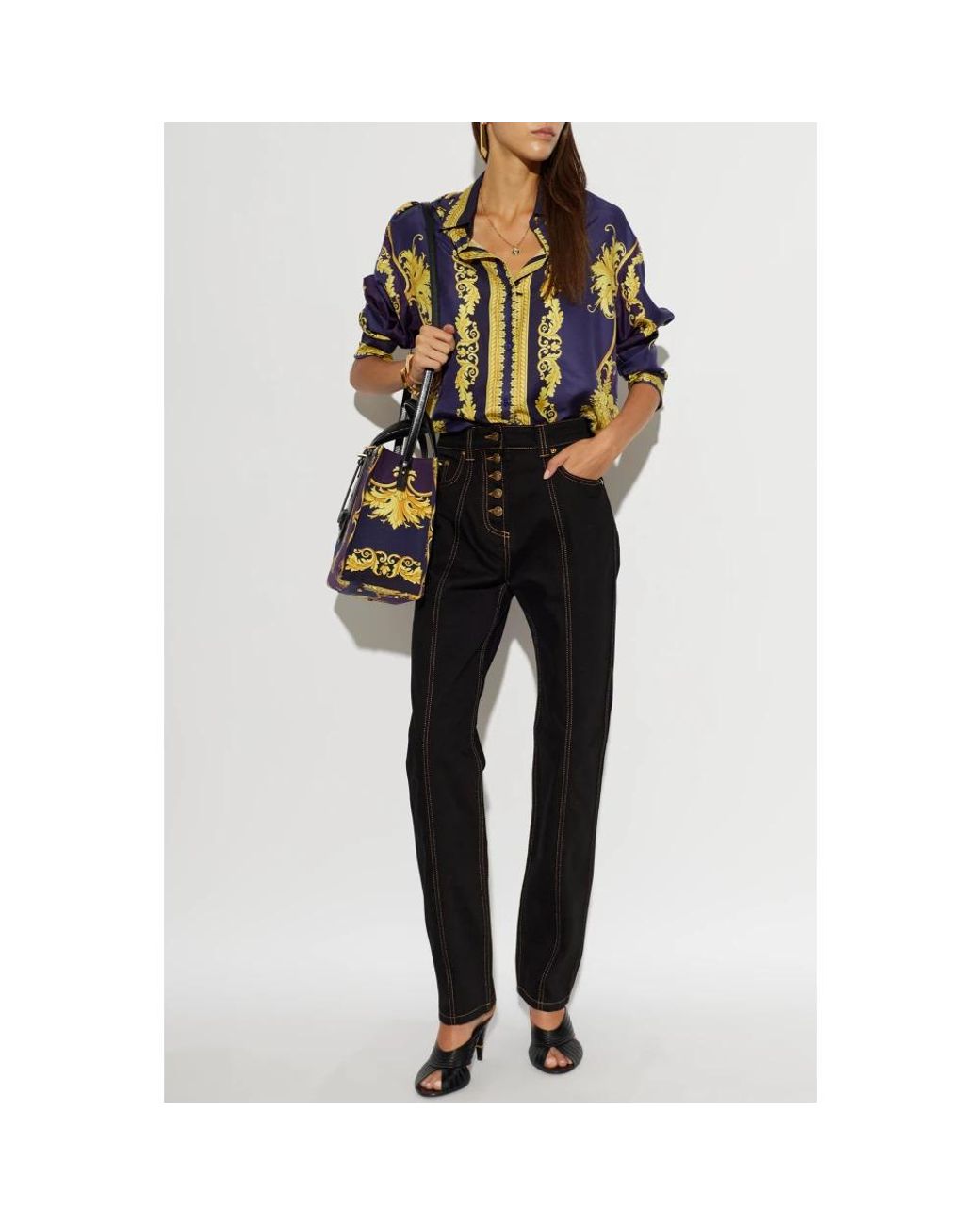 Versace Blue Shirts