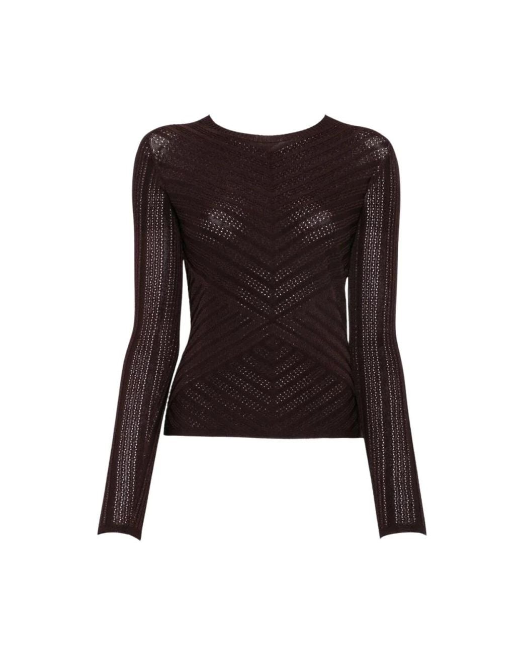 Twinset Black Round-Neck Knitwear