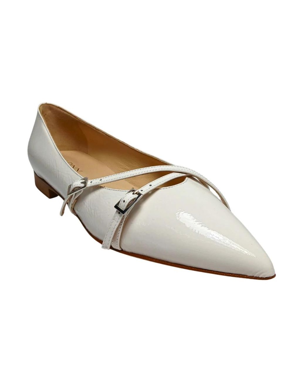 Baldinini White Ballerina Shoes
