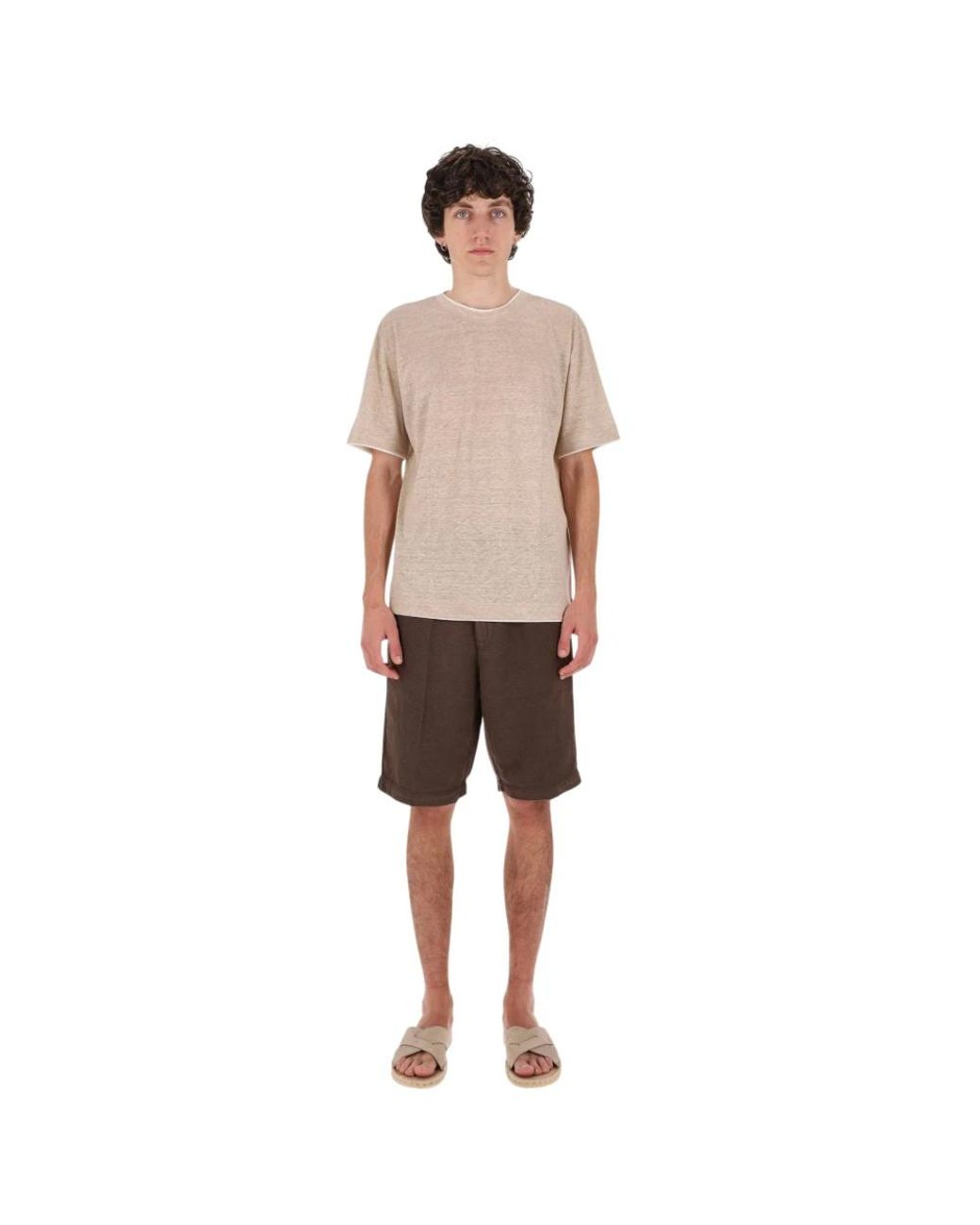 Eleventy Brown T-Shirts for men