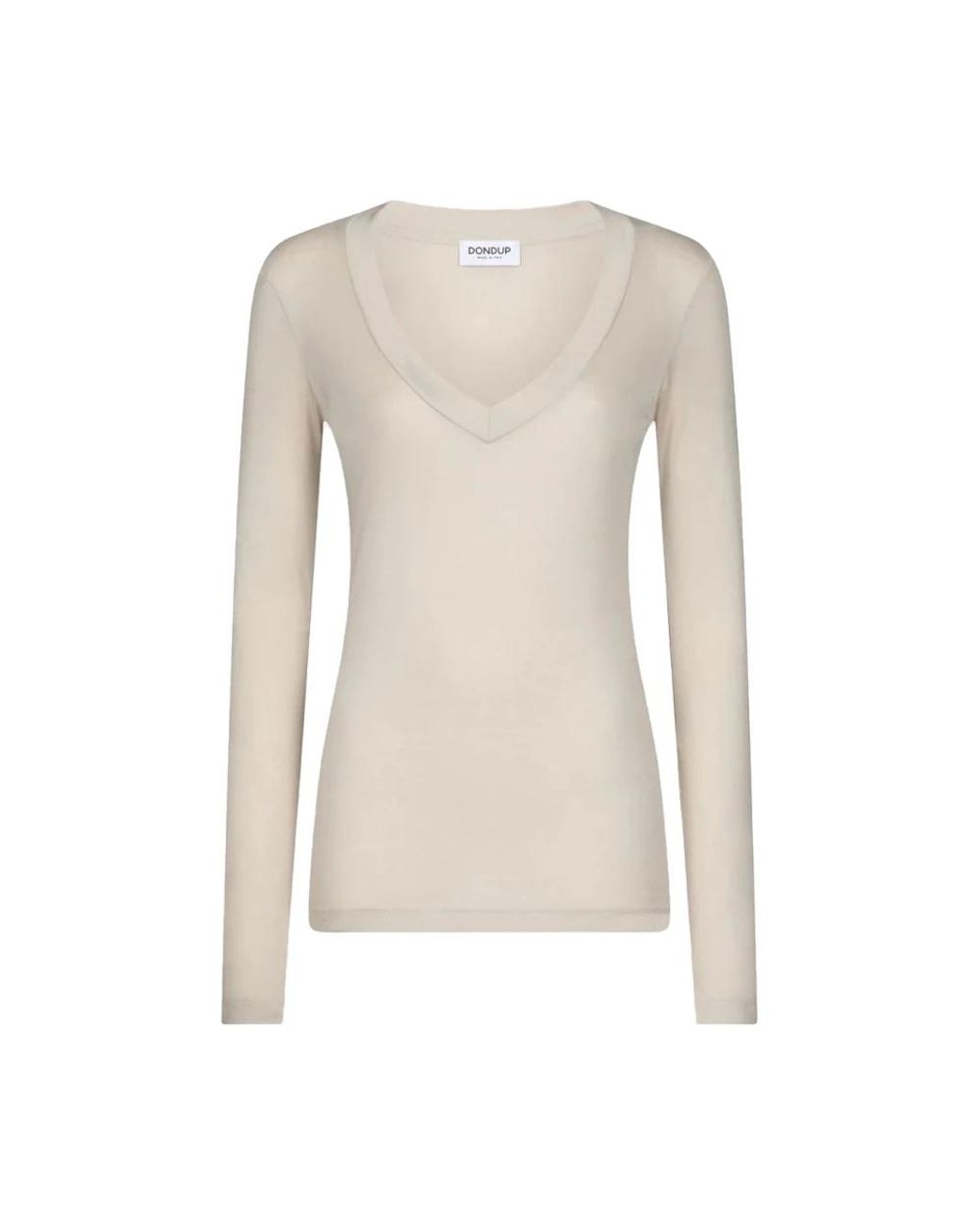 Dondup Natural Long Sleeve Tops