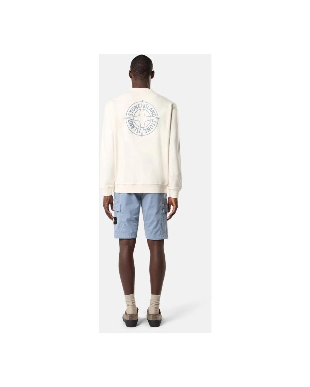 Stone Island White Sweatshirts for men