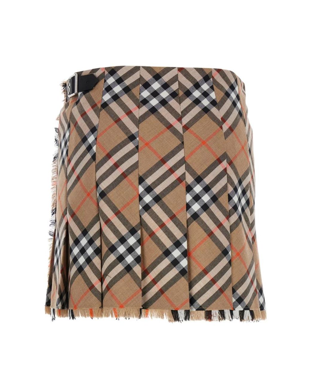 Burberry Brown Short Skirts