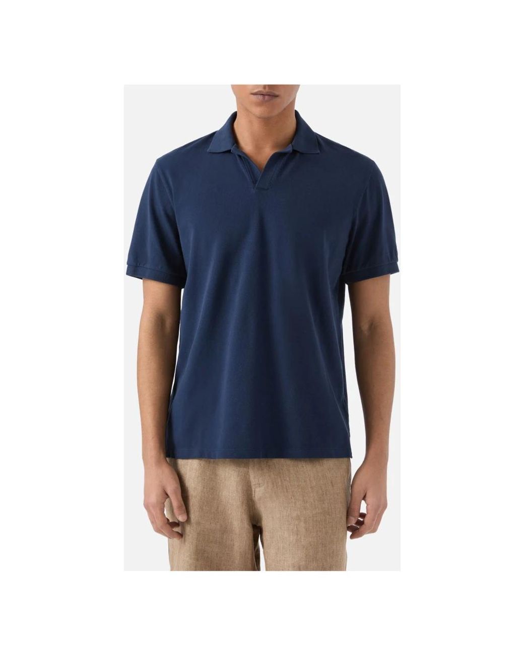 Mc2 Saint Barth Blue Polo Shirts for men