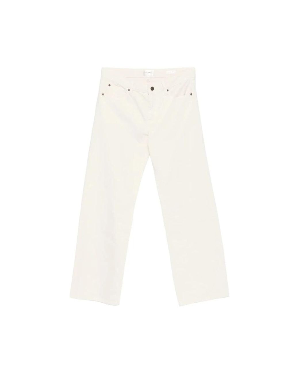FRAME White Straight Fit Jeans