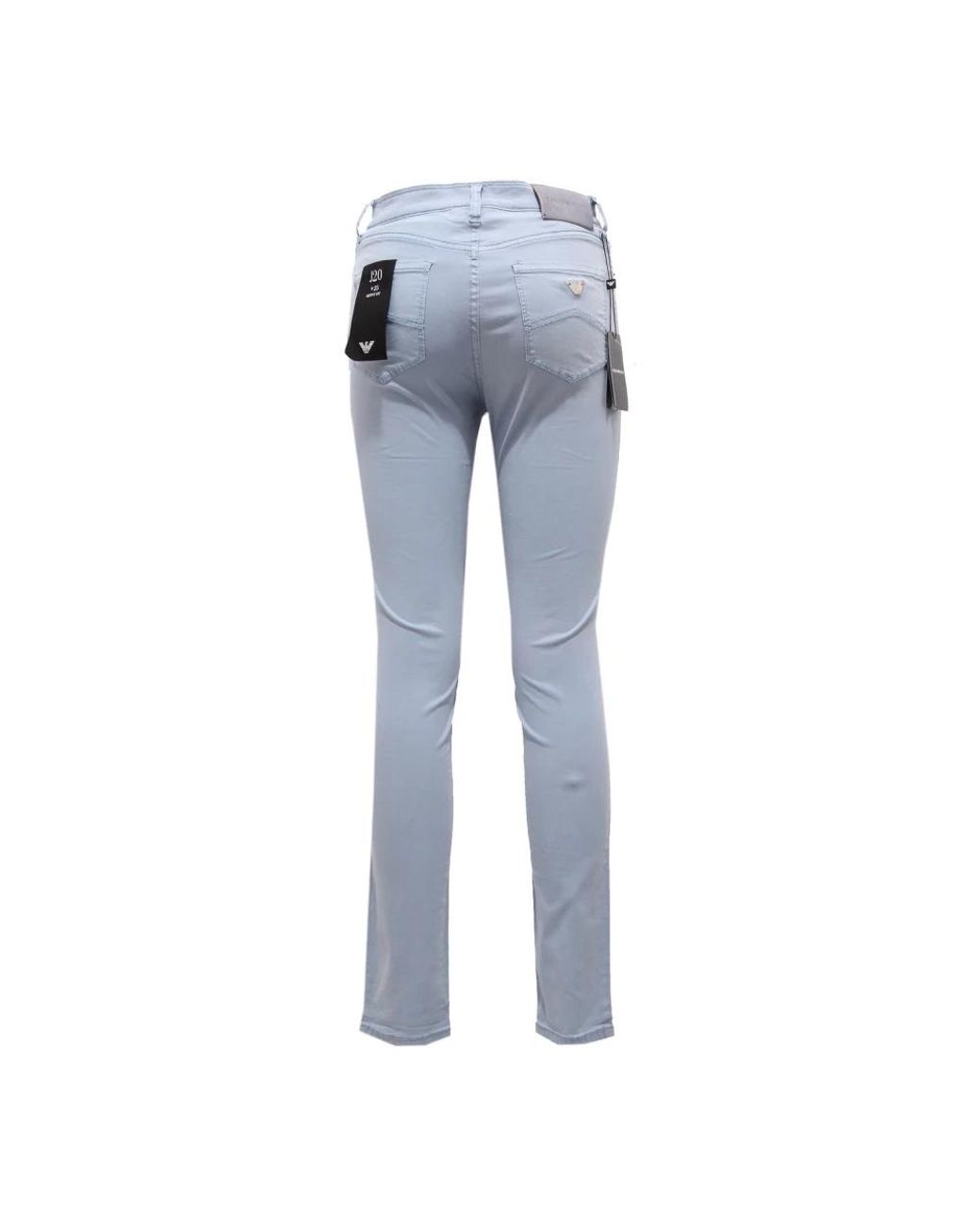 Armani Blue Slim-Fit Trousers