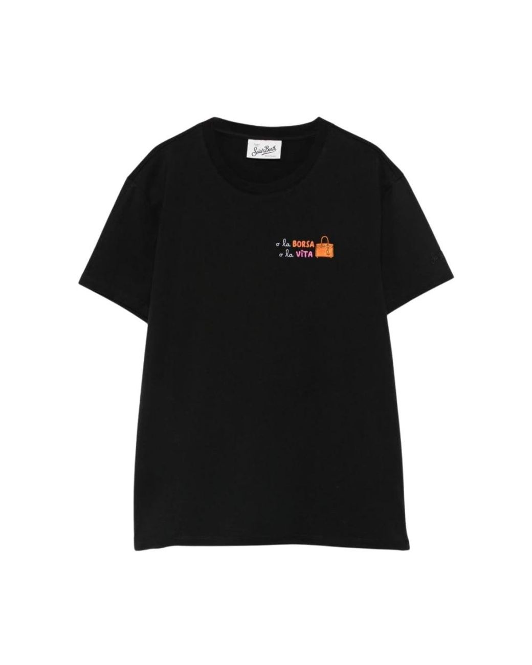 Mc2 Saint Barth Black T-Shirts