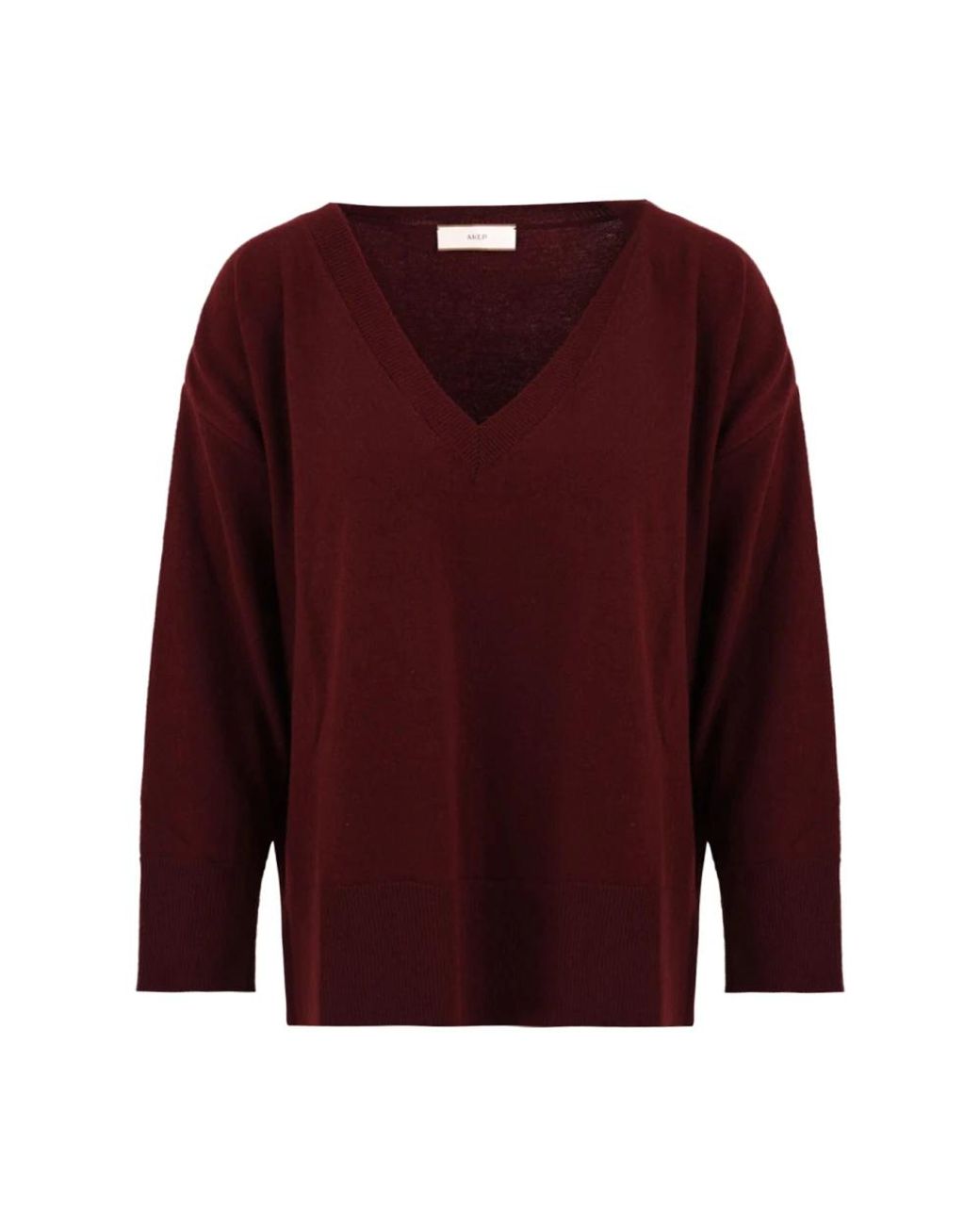 Akep Red V-Neck Knitwear