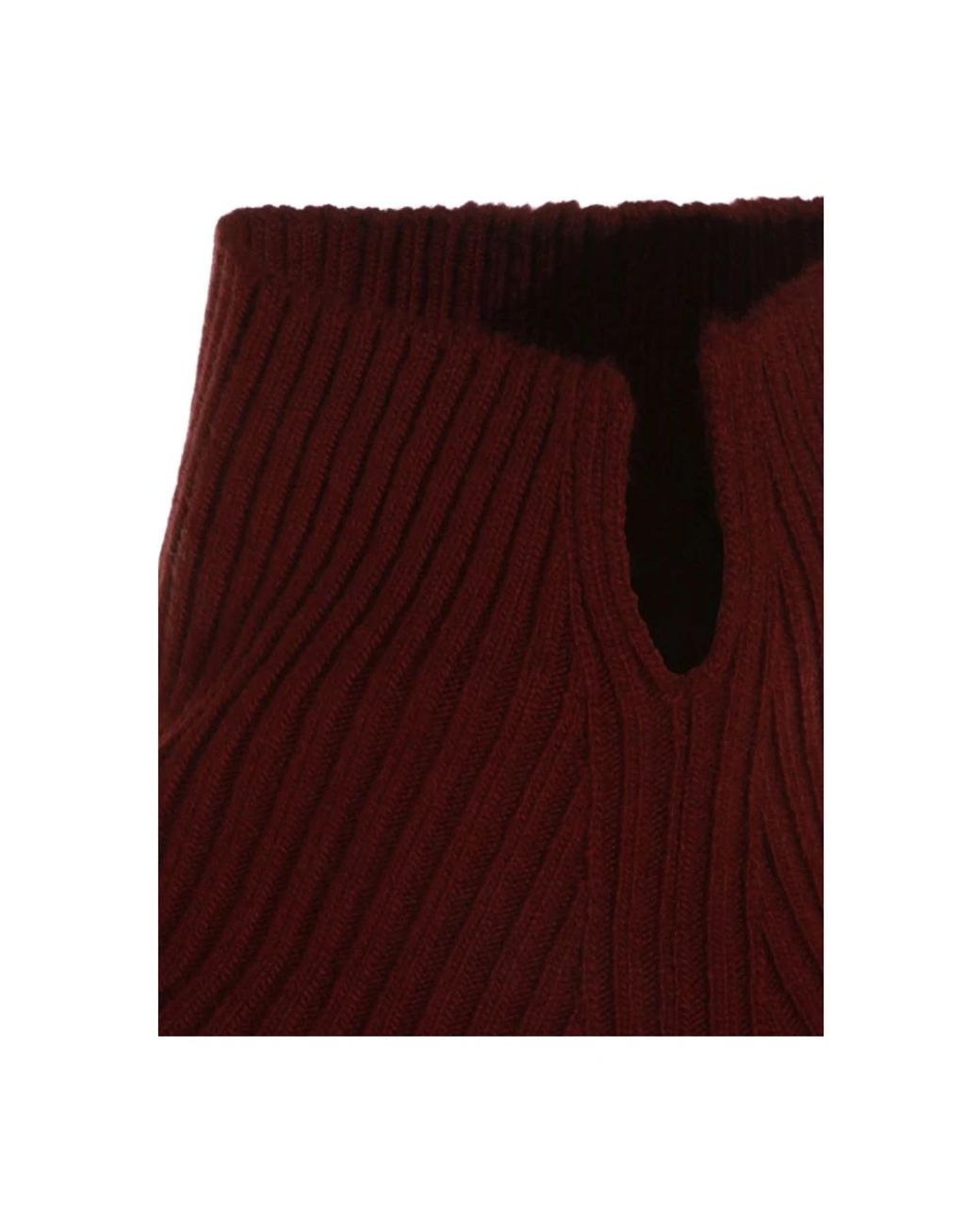 Jil Sander Red Turtlenecks