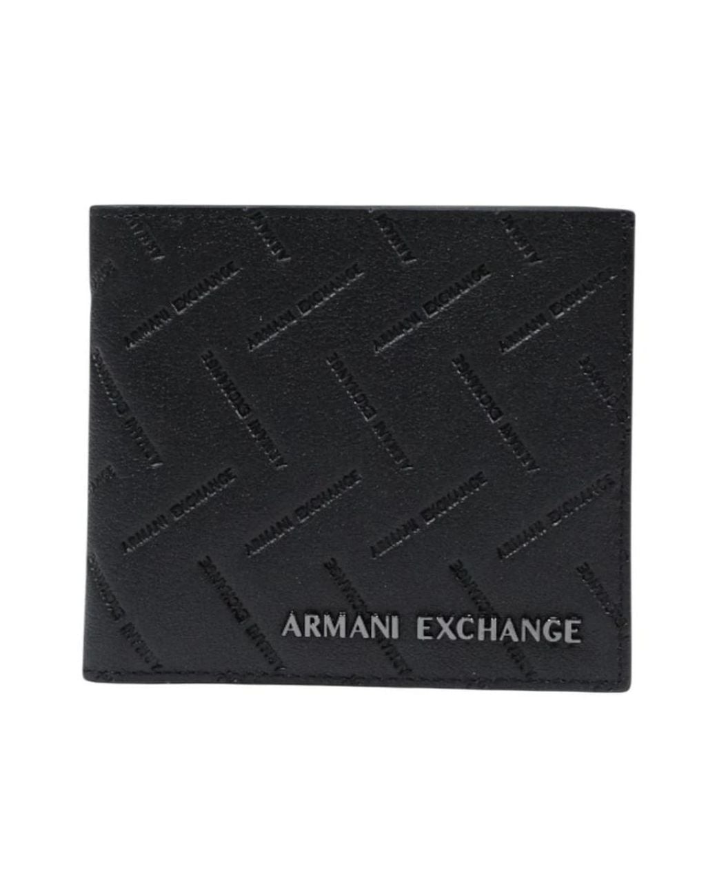 ARMANI EXCHANGE Black Wallets & Cardholders for men