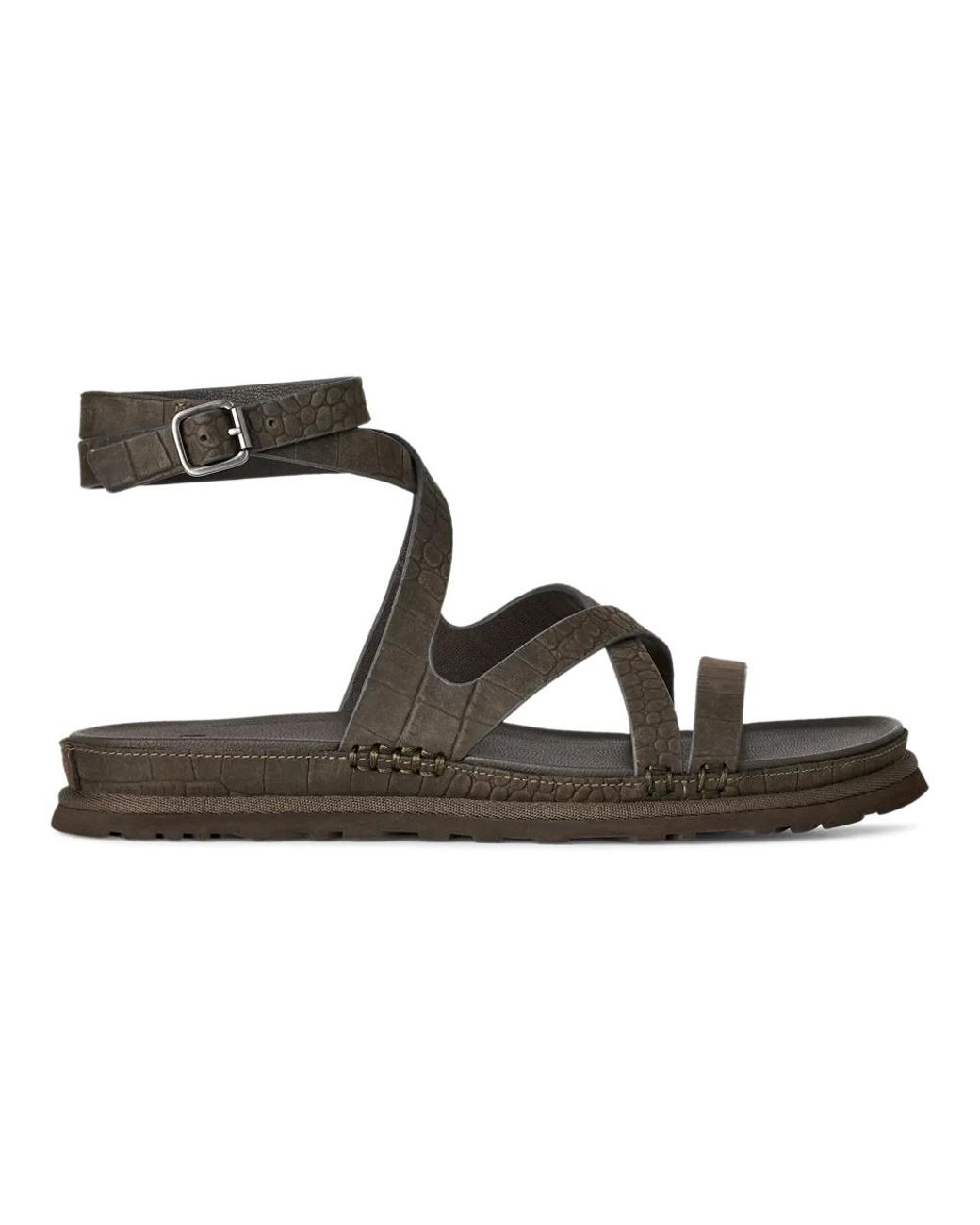 Ugg Black Flat Sandals