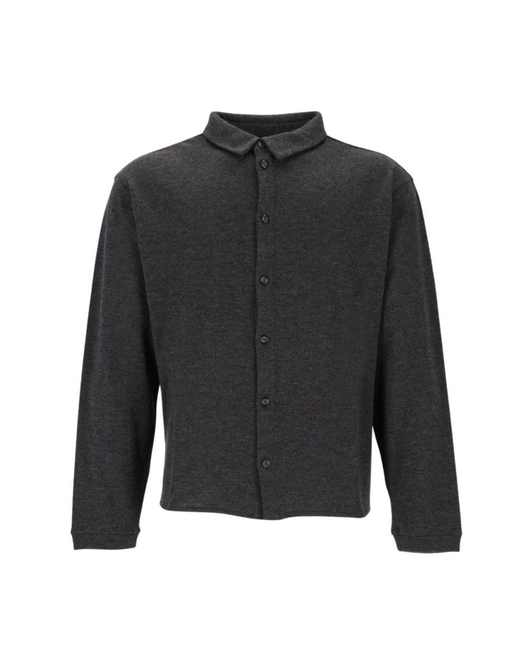 Giorgio Armani Gray Cashmere Knitwear for men