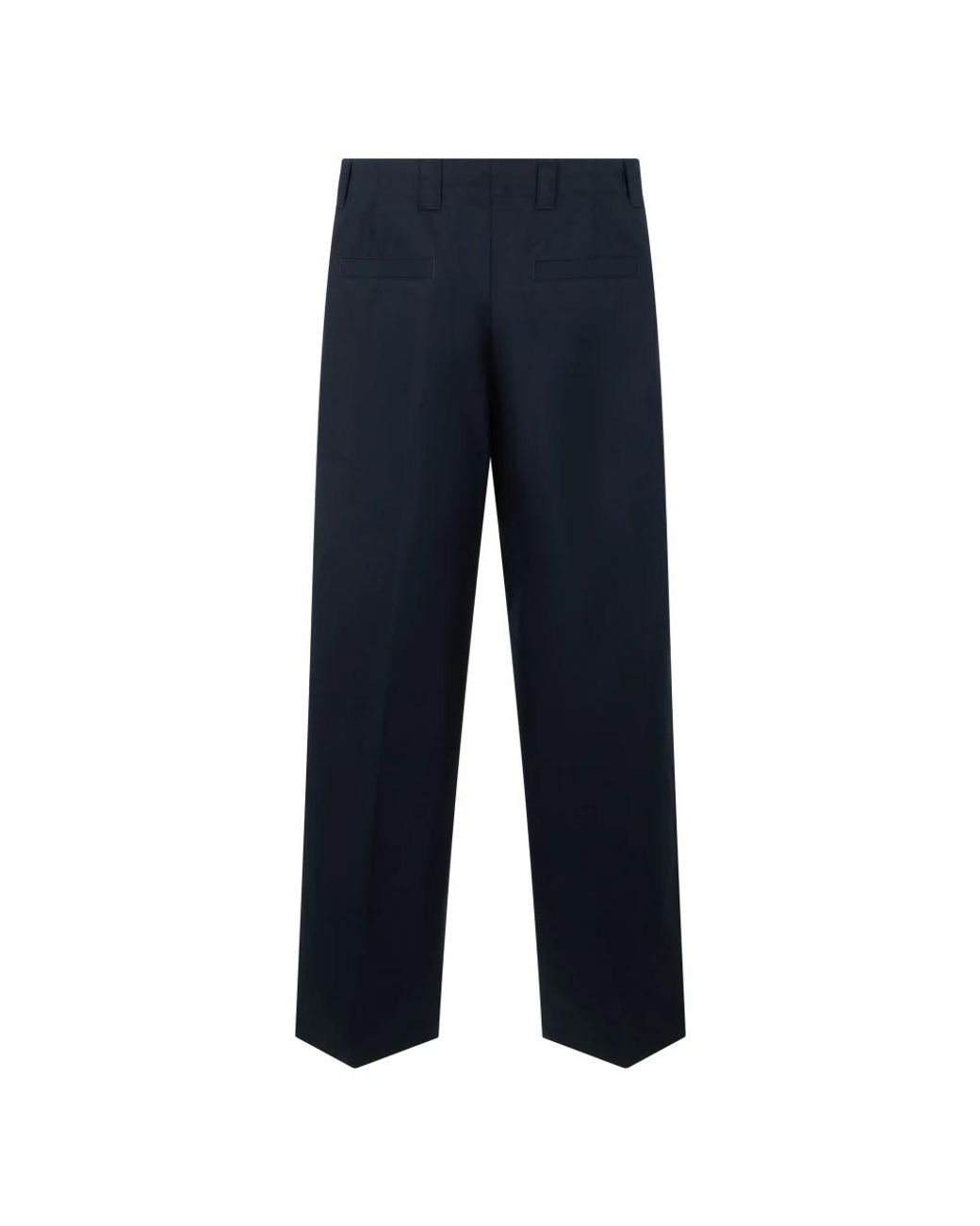Gucci Blue Straight Trousers for men