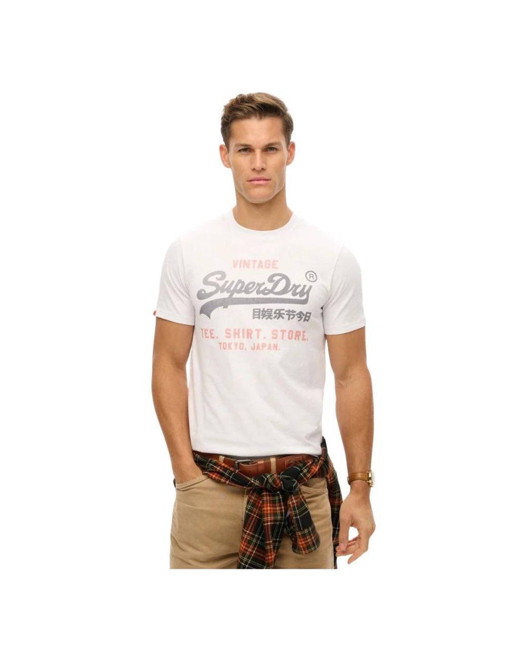 Superdry White T-Shirts for men