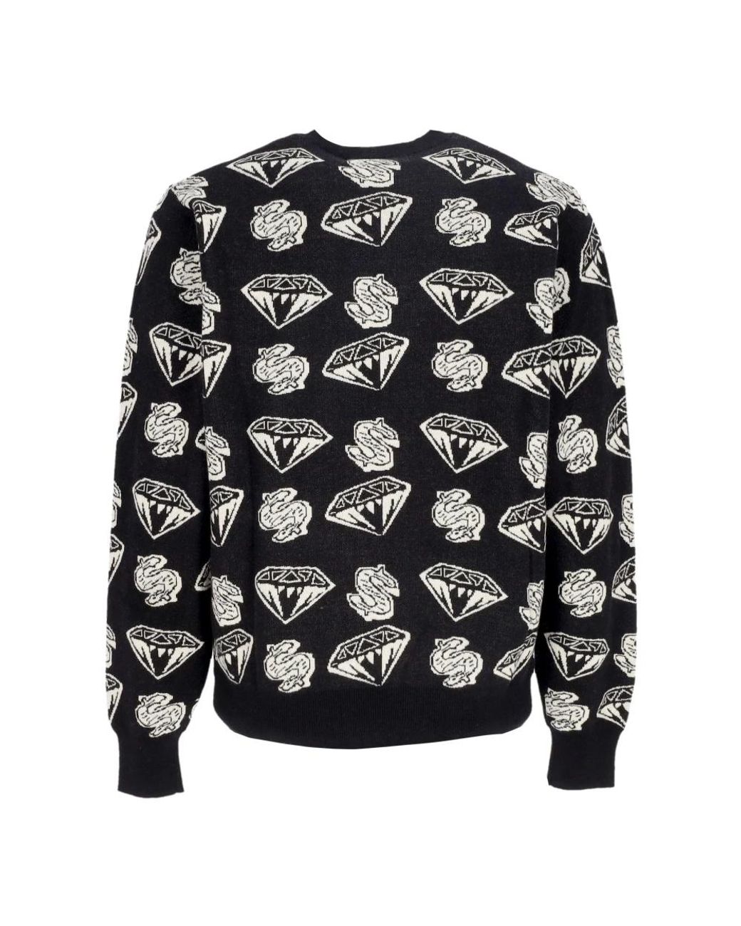 BBCICECREAM Black Round-Neck Knitwear for men