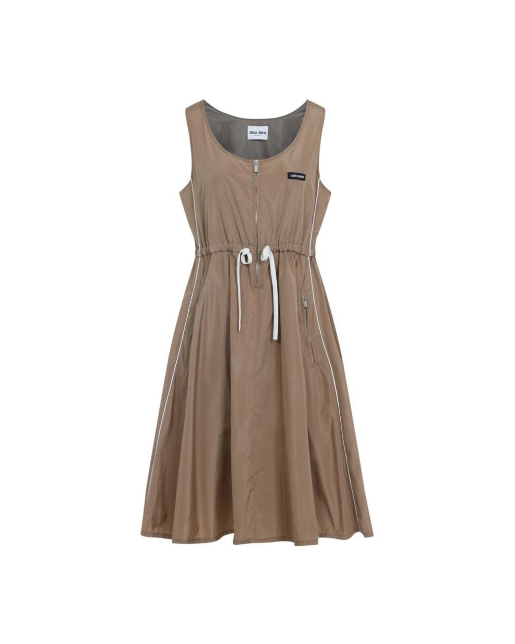 Miu Miu Brown Midi Dresses