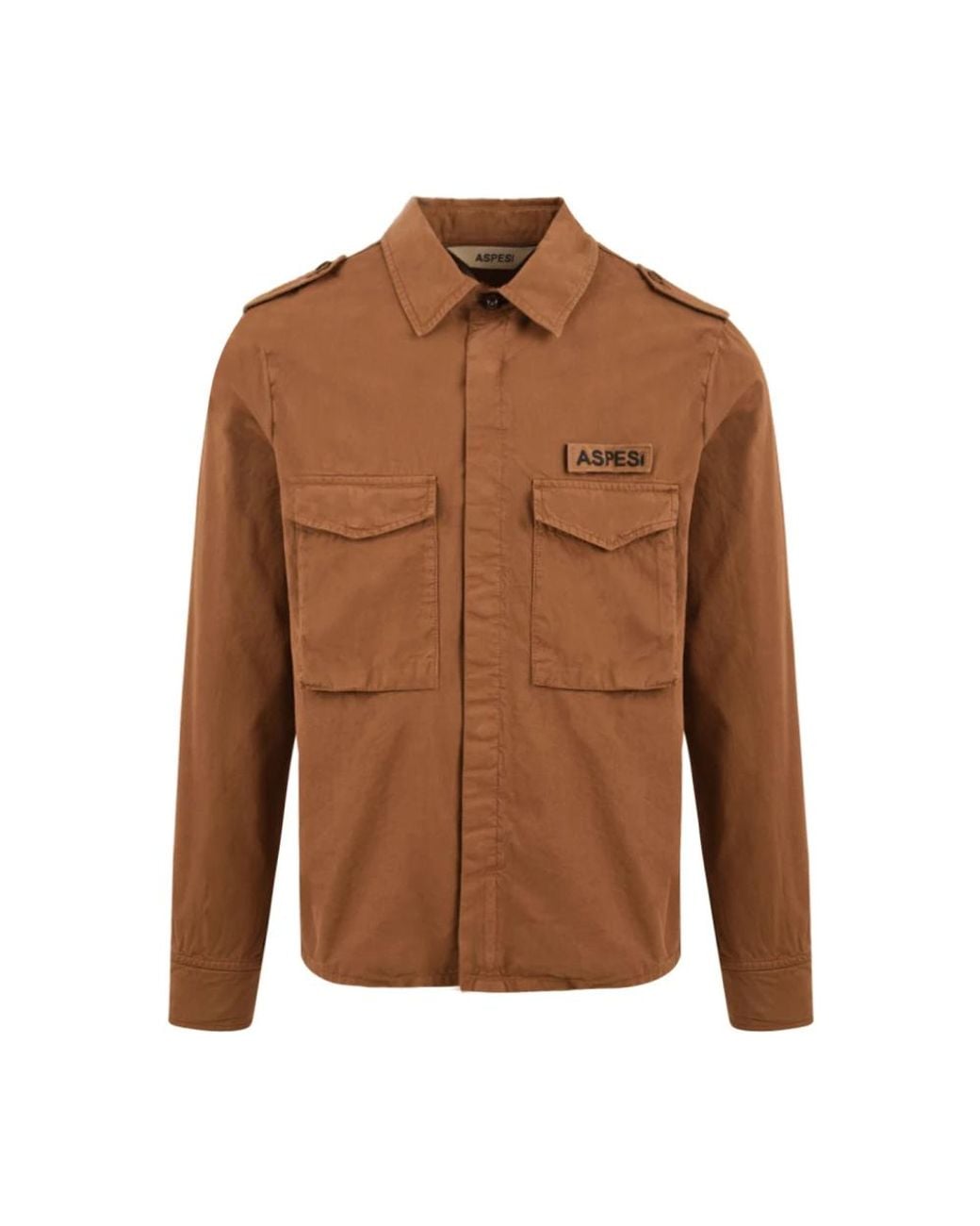 Aspesi Brown Casual Shirts for men