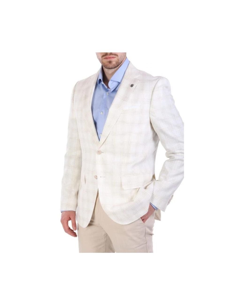 Boss White Blazers for men