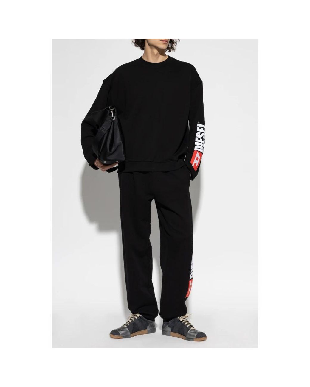 DIESEL Black Sweatshirts for men