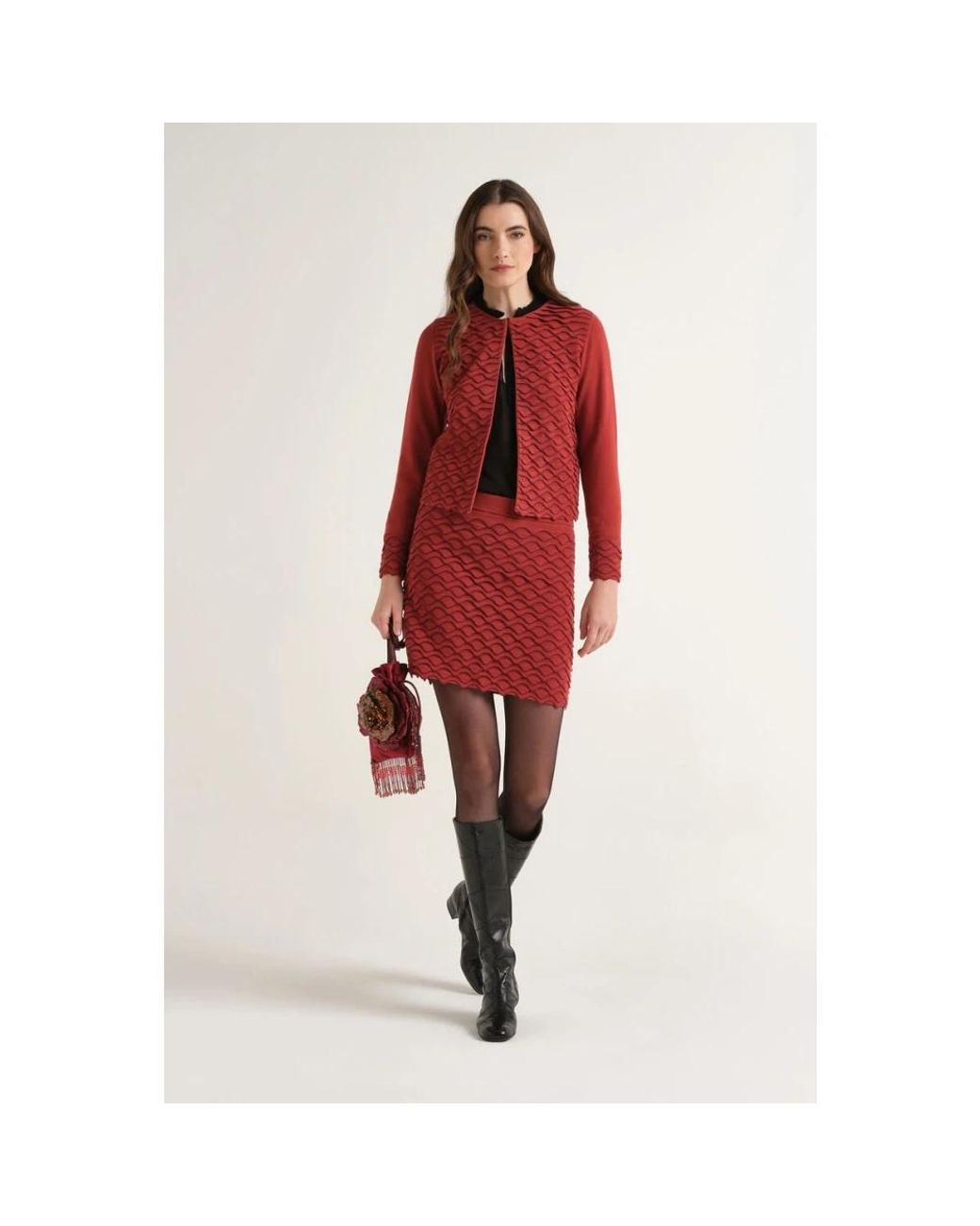 Cardigans Maliparmi de color Red