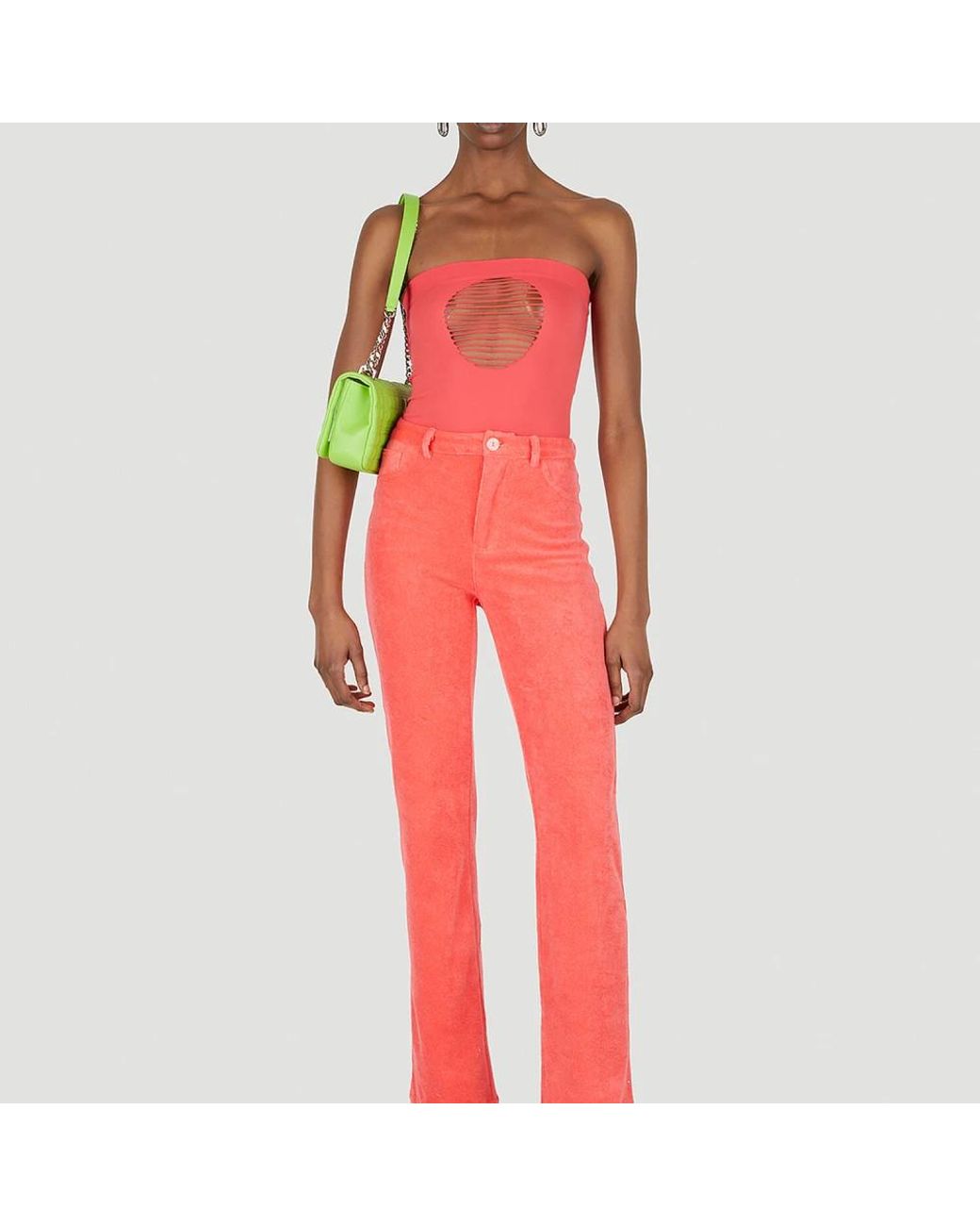 Maisie Wilen Pink Straight Trousers