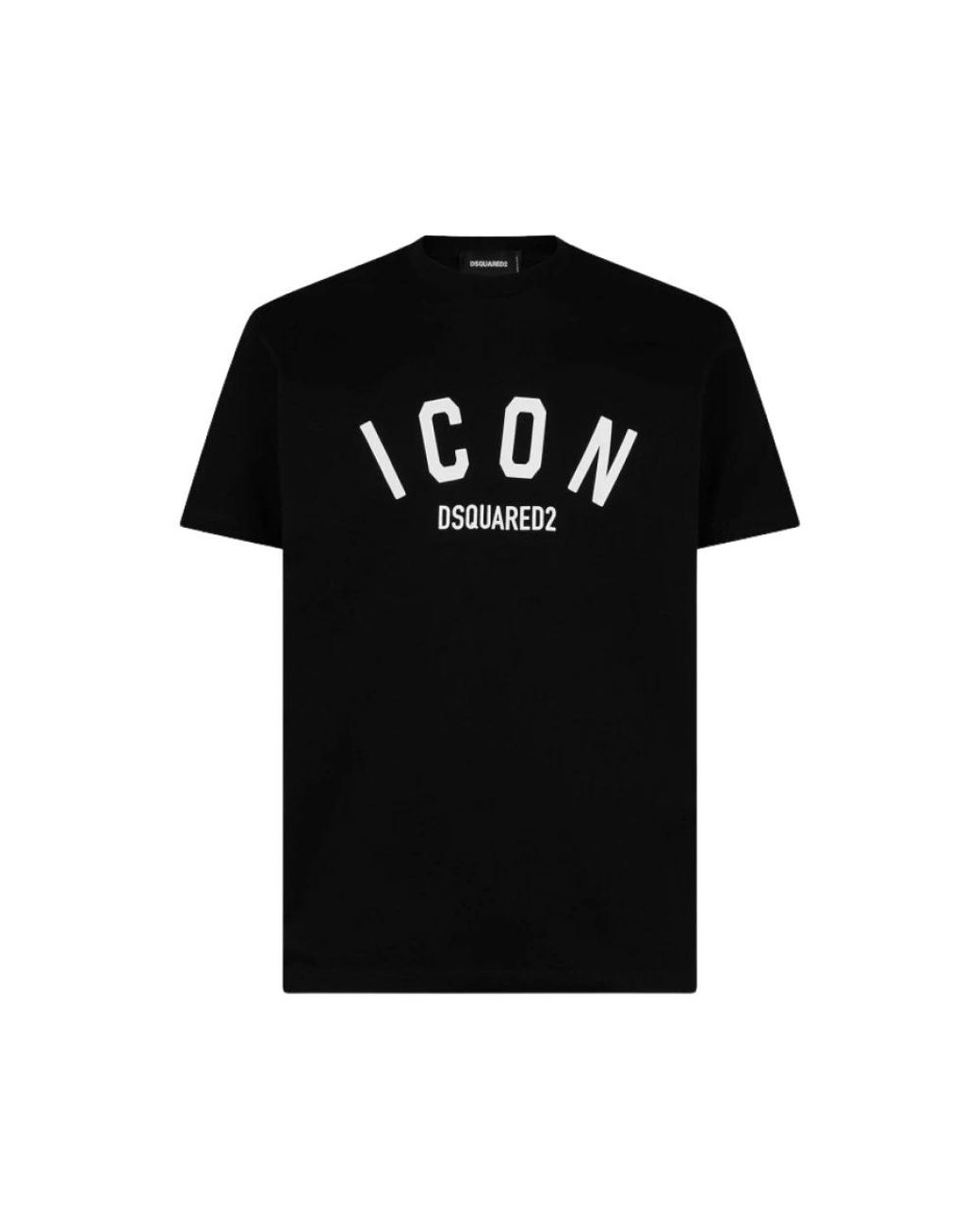 DSquared² Tops ,Zwart ,Katoen Zwarte Katoenen T-Shirt in het Black voor heren