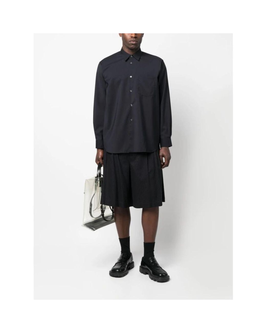 Comme des Garçons Blue Casual Shirts for men