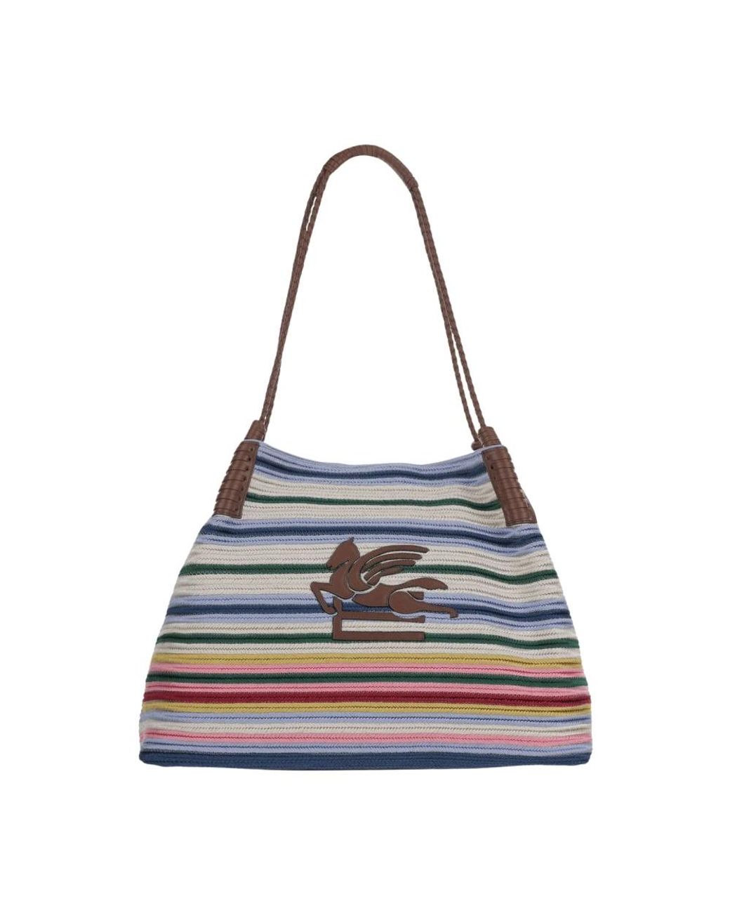 Etro Blue Shoulder Bags
