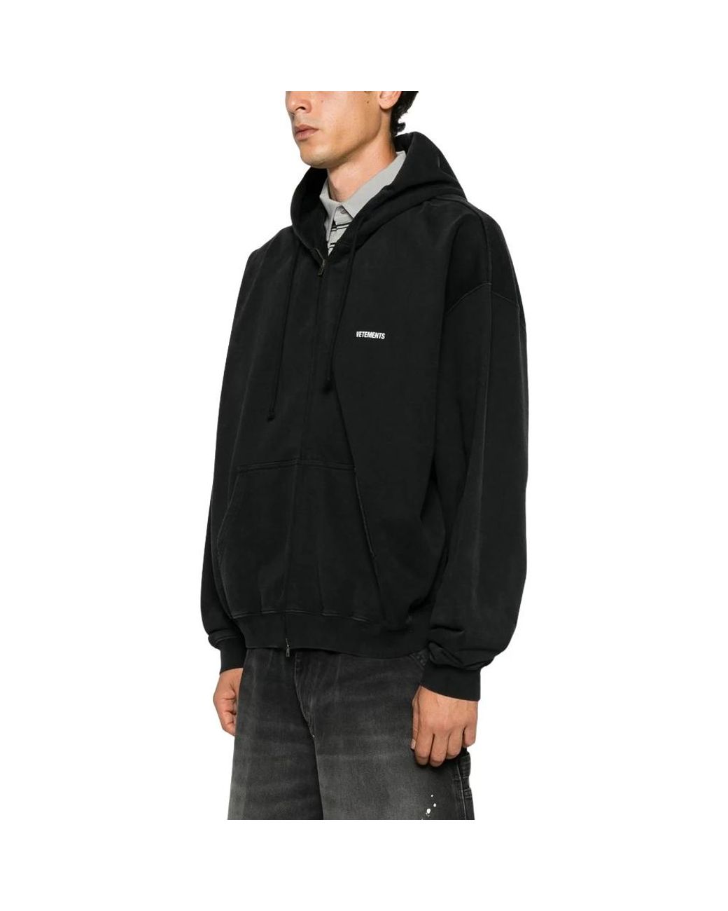 Vetements Black Zip-Throughs for men