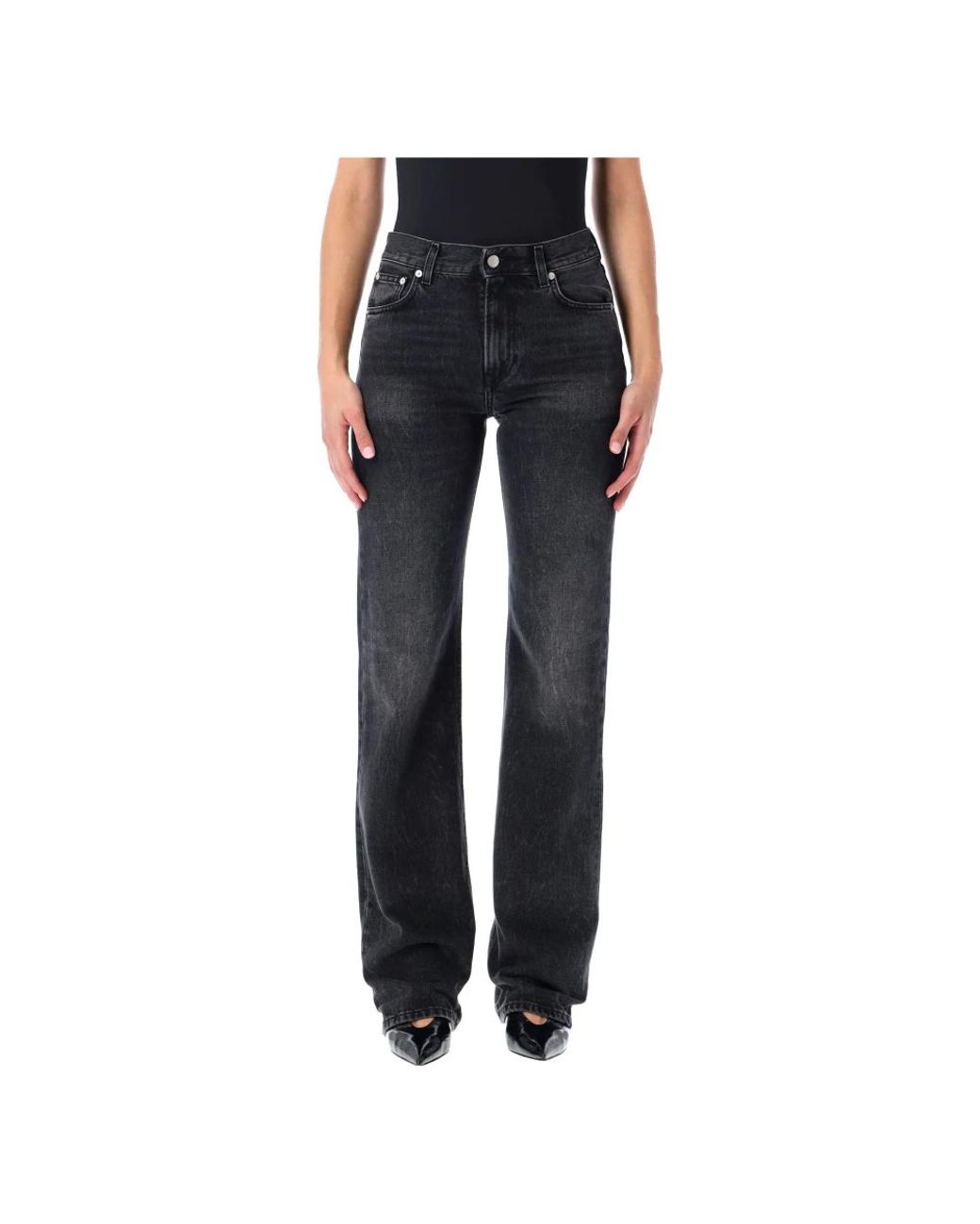 Haikure Blue Boot-Cut Jeans