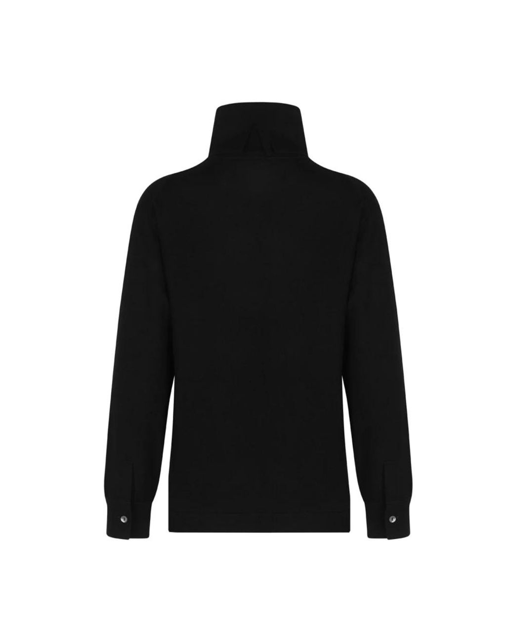 P.A.R.O.S.H. Black Rollkragen Strickware