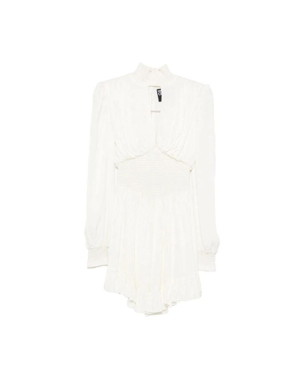 Versace Jeans Couture White Short Dresses