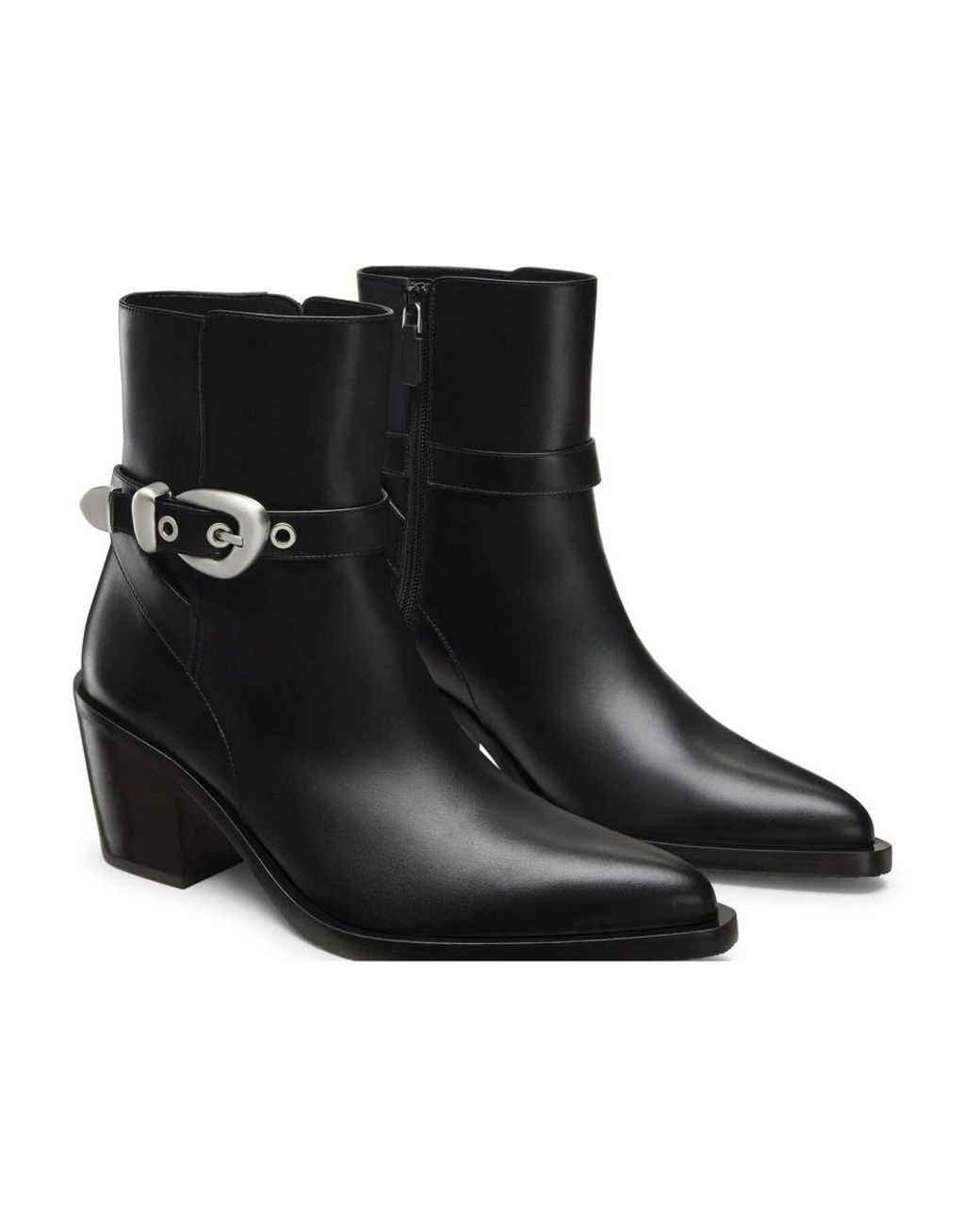 Stuart Weitzman Black Cowboy Boots
