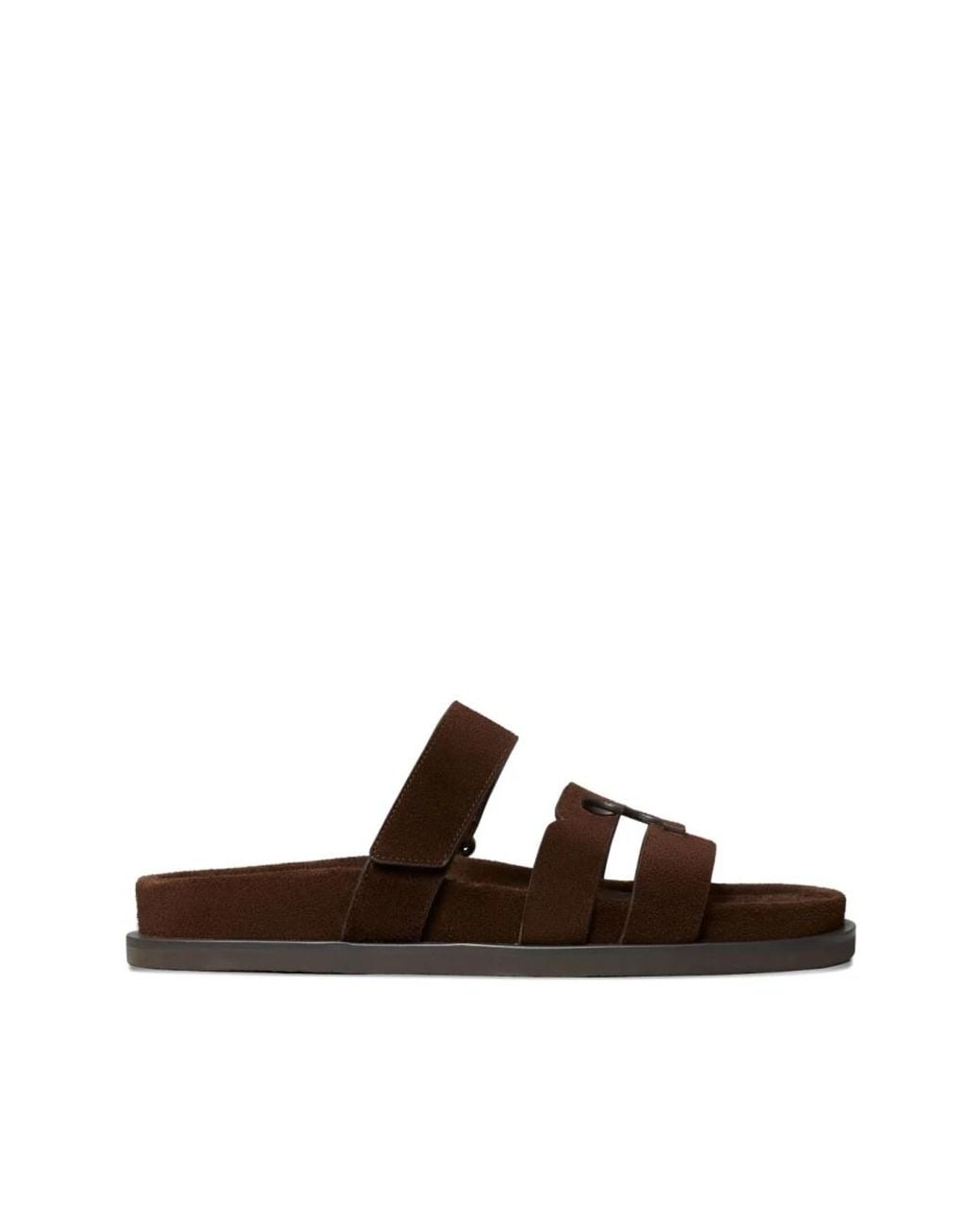 Sliders di Tory Burch in Brown
