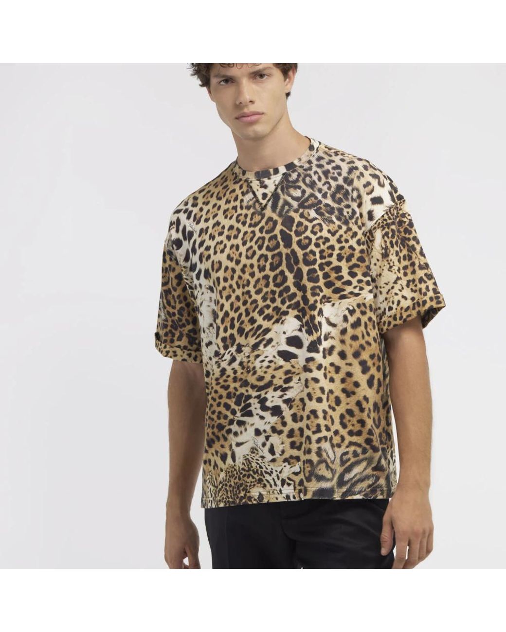 Roberto Cavalli Natural T-Shirts for men
