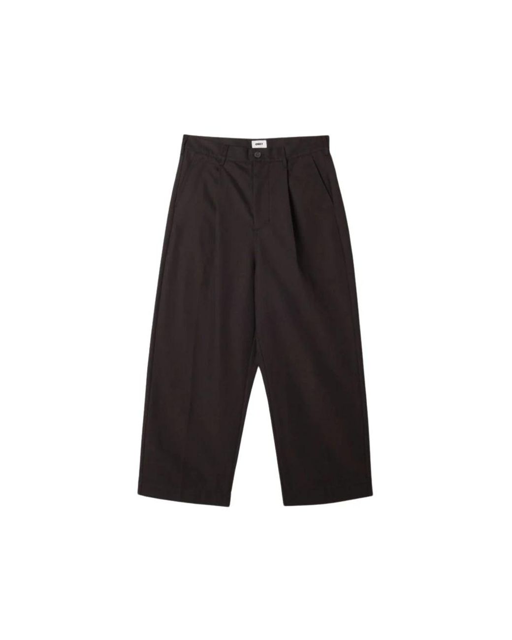 Obey Geplooide Broek in het Black voor heren