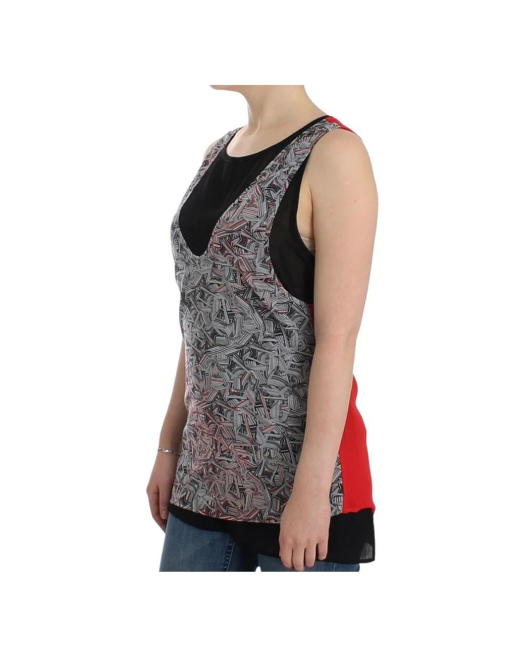 CoSTUME NATIONAL Black Sleeveless Tops