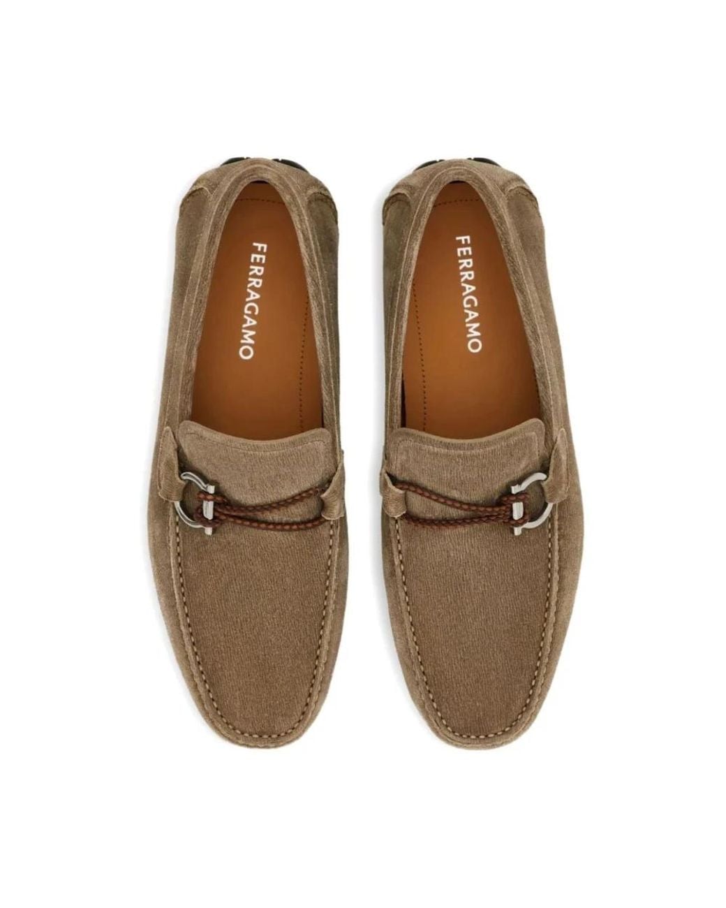 Ferragamo Green Loafers for men