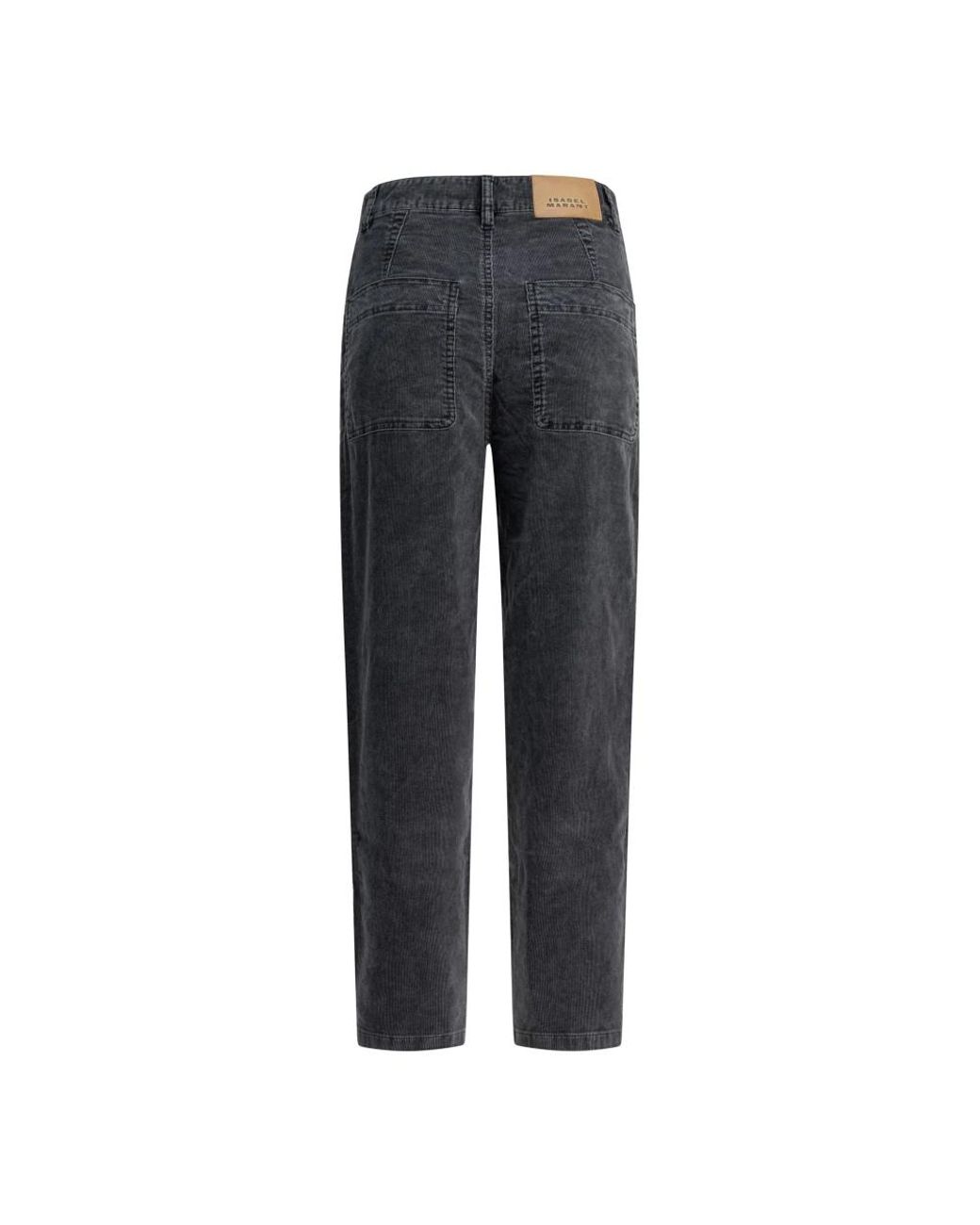 Isabel Marant Gray Straight Trousers