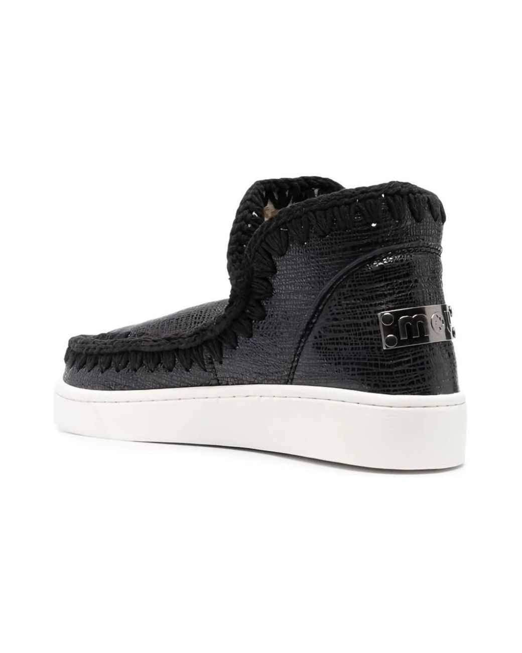 Mou Black Schnürstiefel