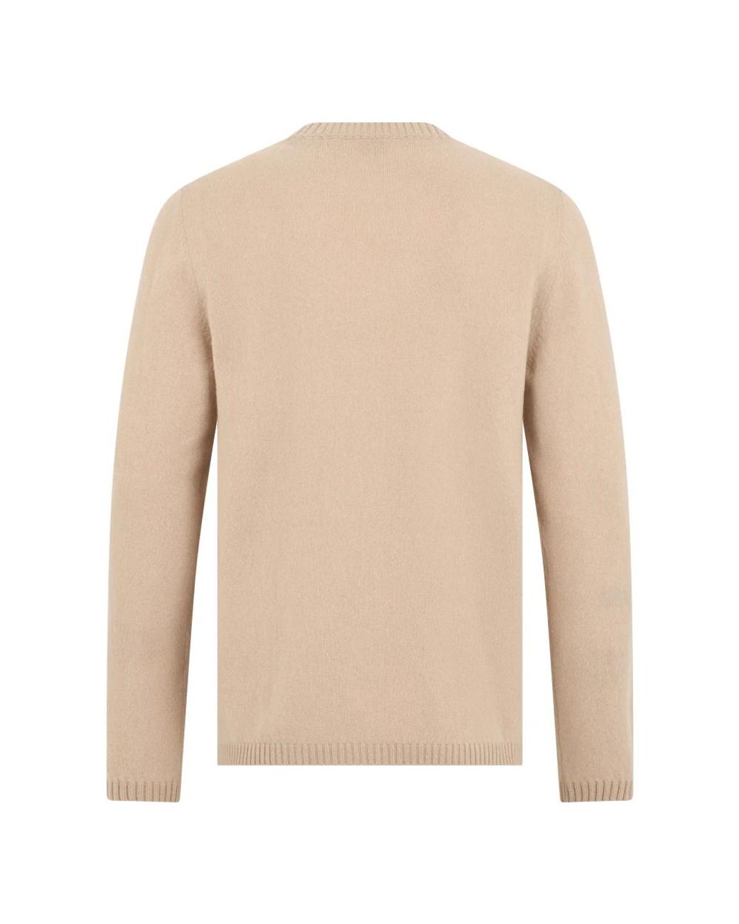 Fedeli Gray Round-Neck Knitwear for men
