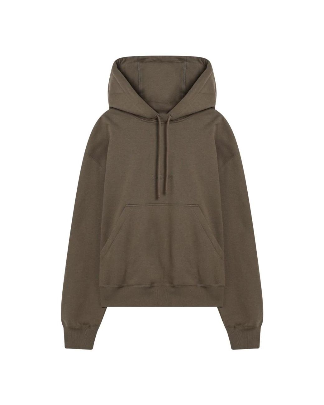 Saint Laurent Hoodies & Sweatvesten ,Groen ,Hoodie in het Green
