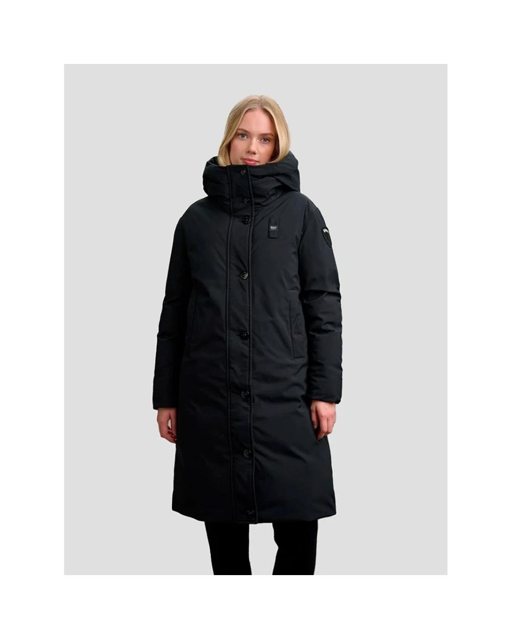 Parkas di Blauer in Black