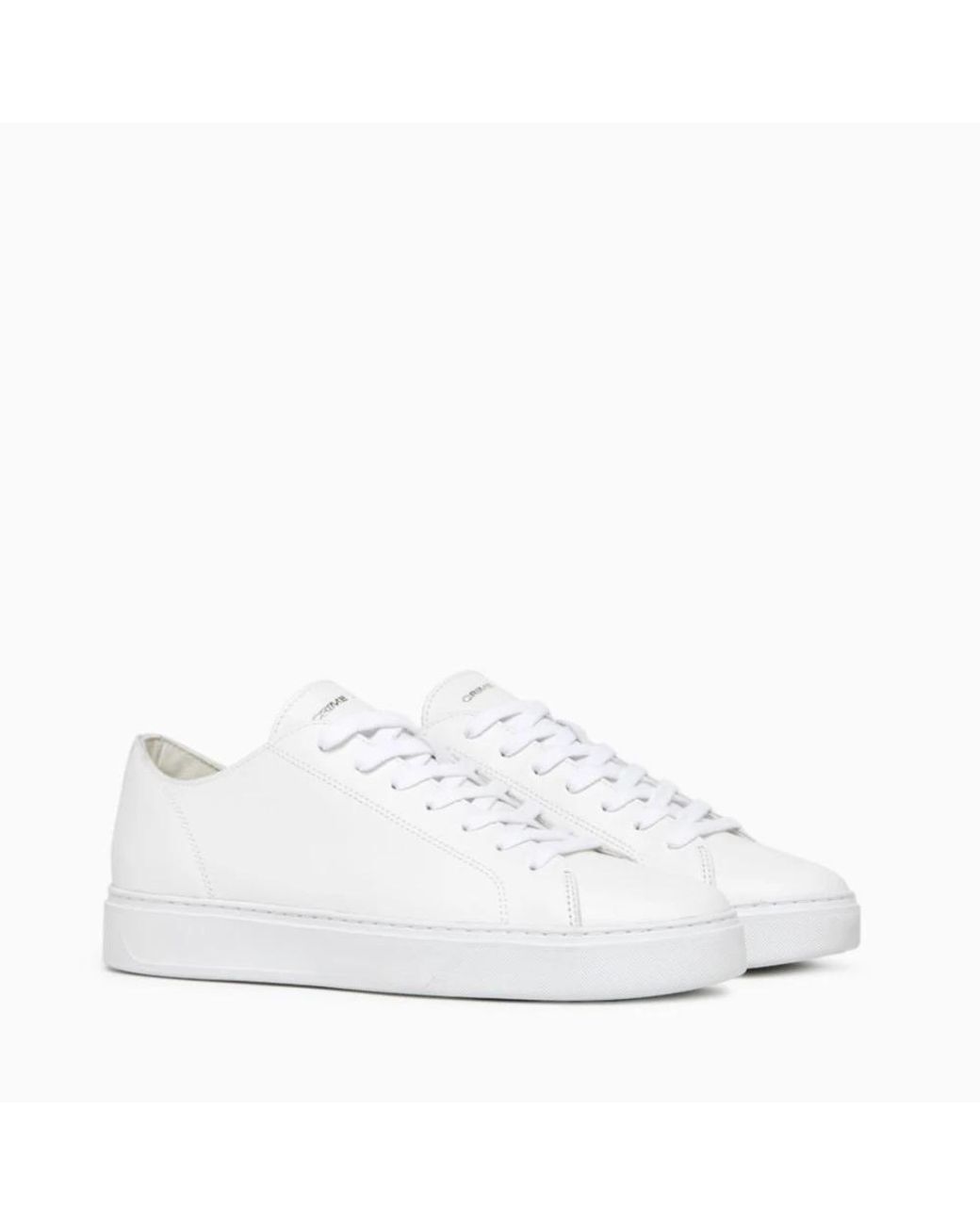 Crime London White Sneakers for men