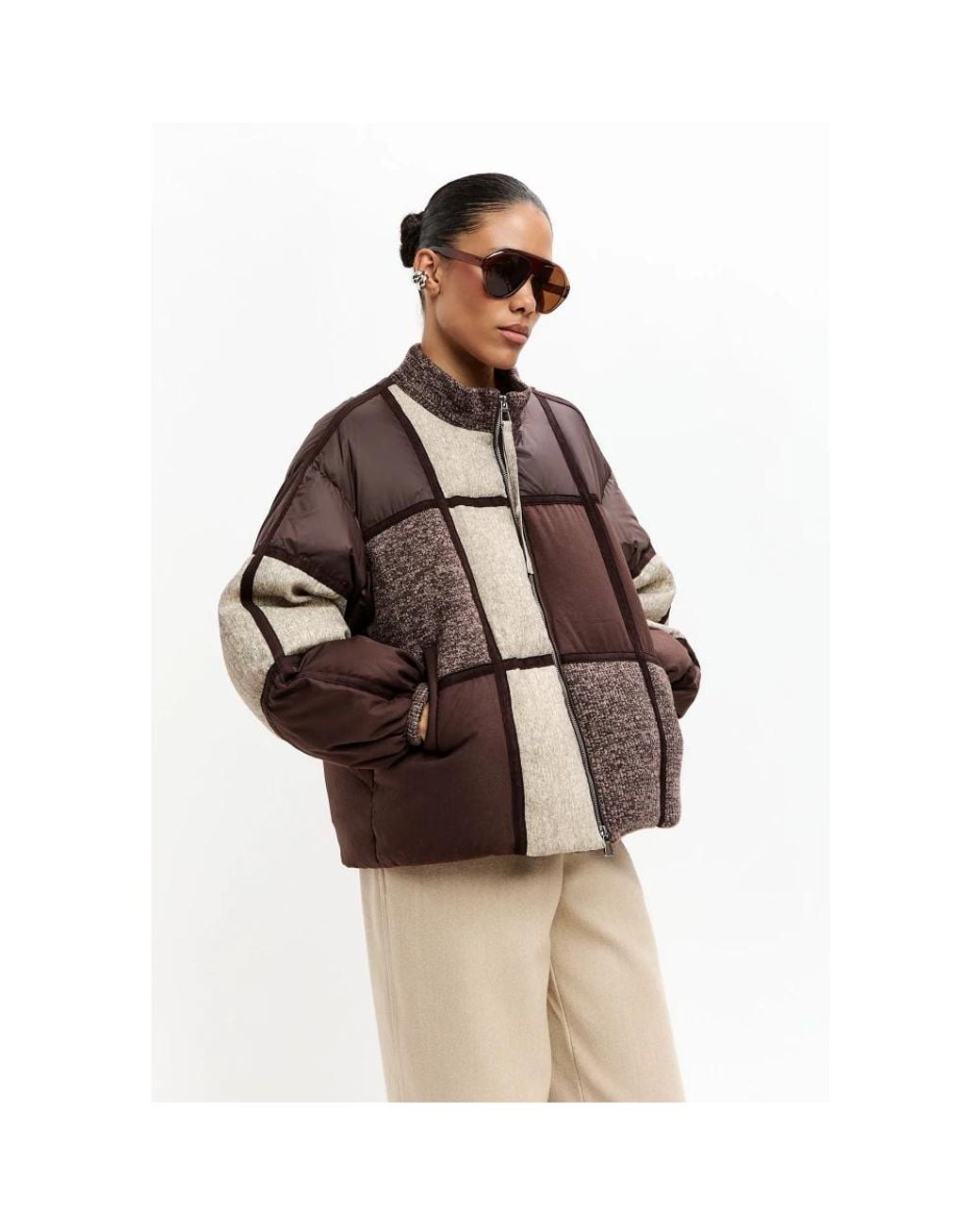 Down Jackets CESARE GASPARI de color Brown